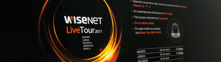 Hanwha Techwin presenta Wisenet Live Tour 2017