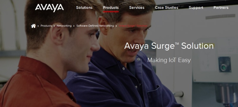 Avaya Surge simplifica la seguridad en el perímetro del Internet de las Cosas