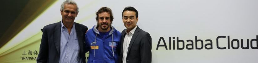 Fernando Alonso se alía con Alibaba Cloud