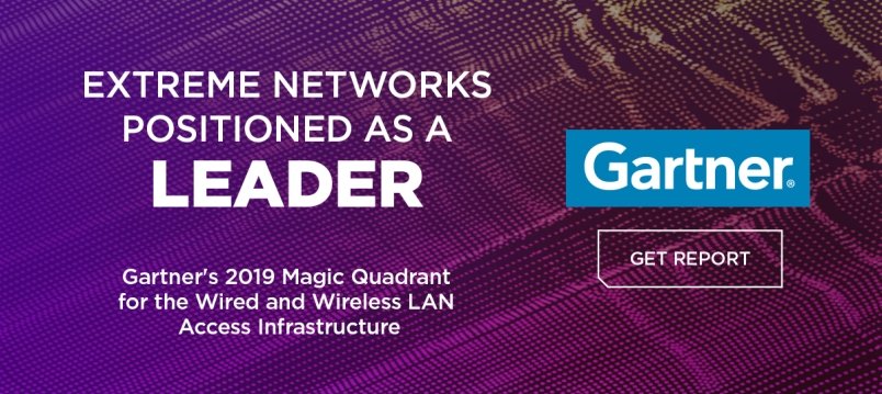 Extreme Networks, Líder por segundo año en soluciones LAN de acceso según Gartner