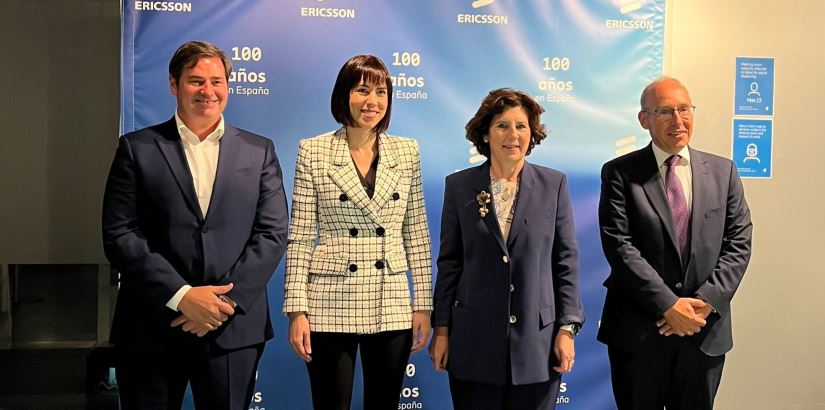 La ministra de Ciencia e Innovación se reúne con las empresas de la Fundación I+E en la sede de Ericsson España