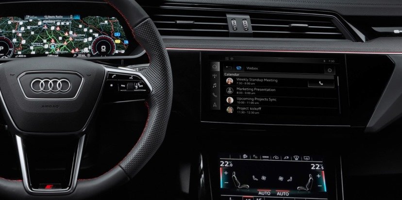 Webex by Cisco ofrece la primera aplicación para trabajo híbrido en vehículos Audi
