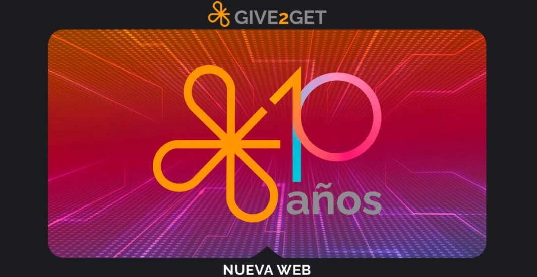 Give2Get cumple su décimo aniversario y, para celebrarlo, renueva su imagen corporativa y su web