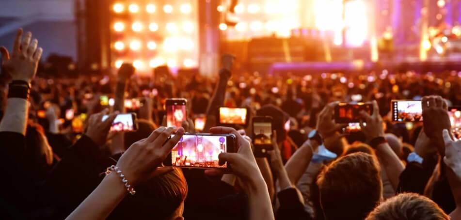 Los eventos masivos revelan la preferencia por el 5G frente al 4G