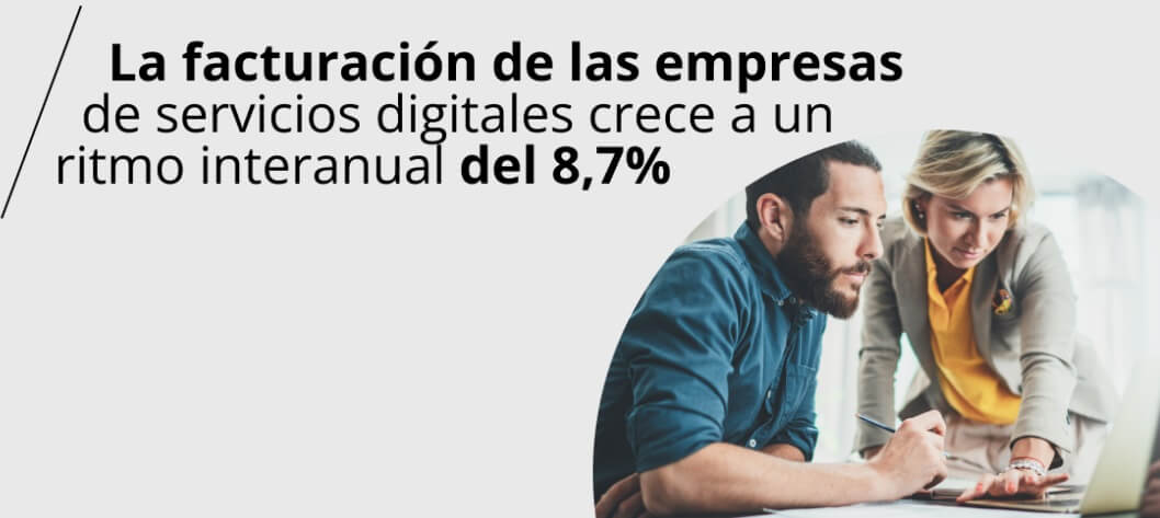 Se mantiene la inercia de crecimiento en la facturación del mercado de servicios digitales