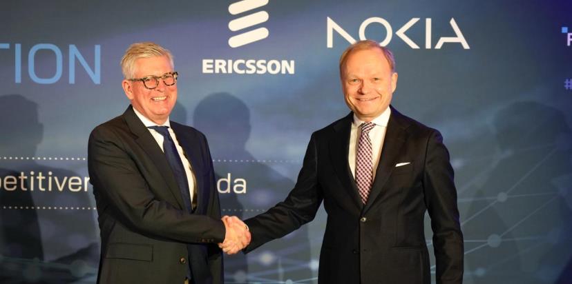 Ericsson y Nokia instan al impulso de la tecnología en Europa