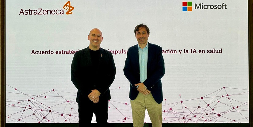 Acuerdo de Microsoft con AstraZeneca para fomentar la innovación y la inteligencia artificial en salud