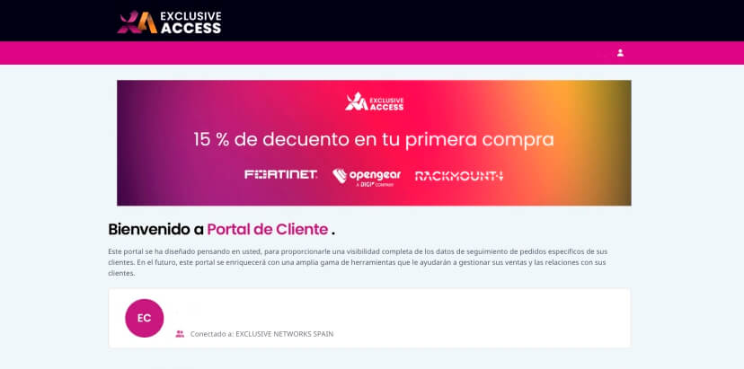 Exclusive Networks añade una sección de eCommerce a su portal Exclusive Access
