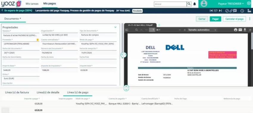 Yooz presenta una función que automatiza el pago a proveedores en su plataforma en la nube