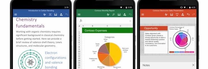 Los smartphones con Android ya pueden disponer de Microsoft Office