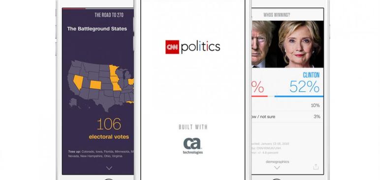 CNN Politics lanza una app sobre elecciones estadounidenses