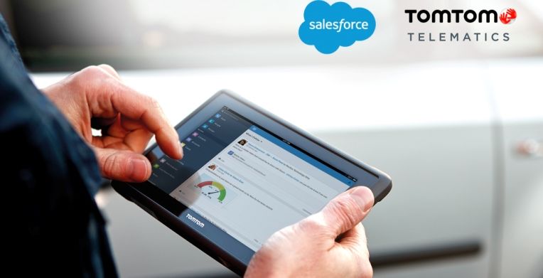 TomTom Telematics integra su plataforma WEBFLEET con Salesforce para ayudar a los equipos de ventas conectados