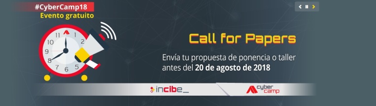 Propuestas de participación en CyberCamp 2018