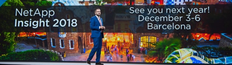 NetApp Insight Barcelona 2018, el futuro es de los datos