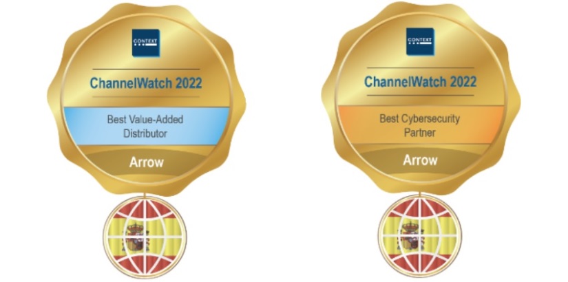 Arrow es nombrado Mejor Distribuidor de Valor añadido y Mejor Partner de Ciberseguridad de 2022 por CONTEXT