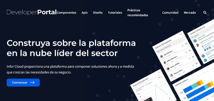 Infor presenta un nuevo portal y programa para desarrolladores