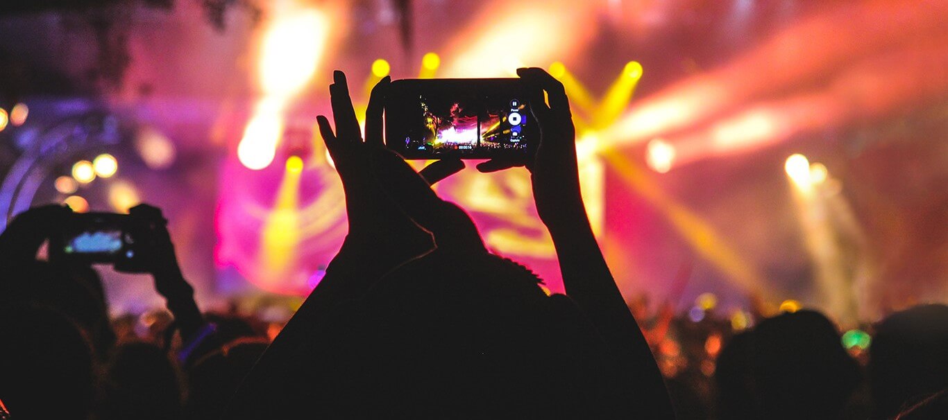 Sobre los smartphones en los conciertos