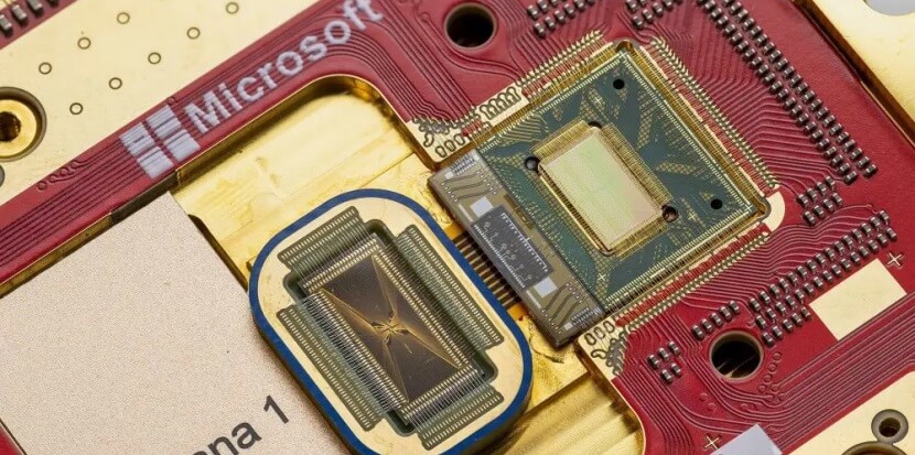 Seguridad en el chip cuántico de Microsoft