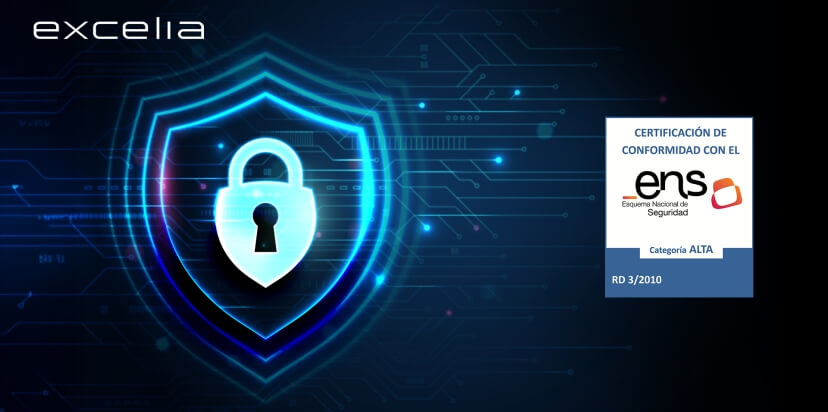 Excelia obtiene la certificación del Esquema Nacional de Seguridad en su Nivel Alto