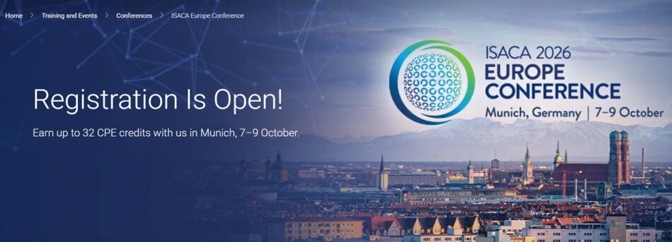 Múnich acoge la Conferencia Europea de ISACA 2026