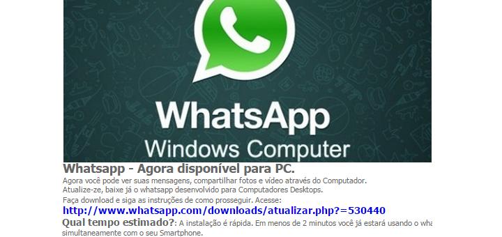 WhatsApp Web, nueva excusa para el cibercrimen