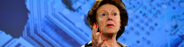 La ex responsable de la agenda digital de la UE, Neelie Kroes, asesora de Uber